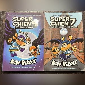 Super Chien/Dog Man French Books